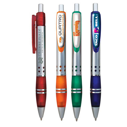 Retractable Pen With Epoxy Domed WAUMAXDOME